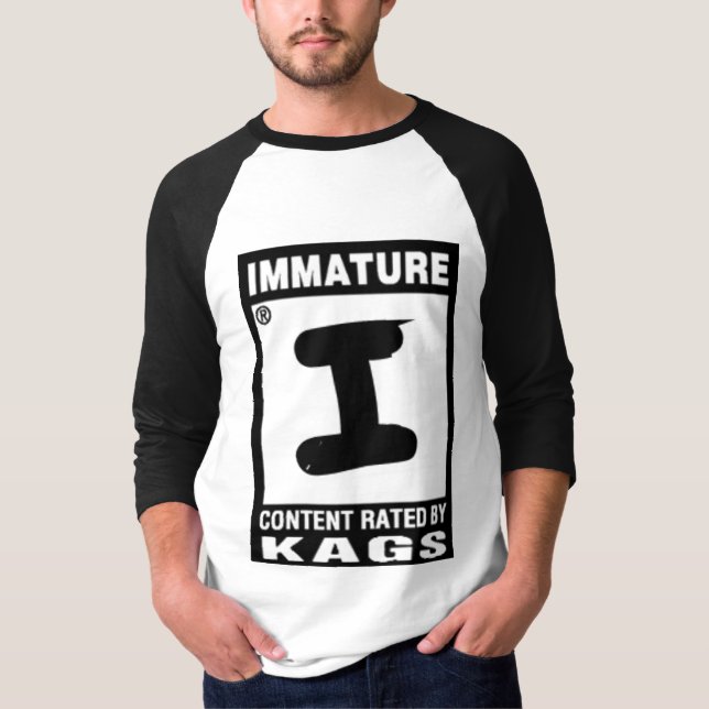 T-shirt I avaliado para imaturo (Frente)
