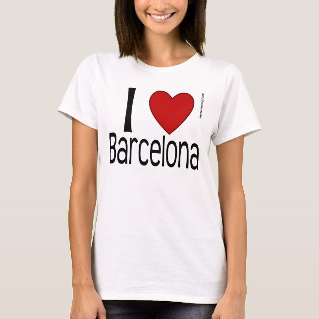 T-shirt I Heart Barcelona Shirt (Frente)