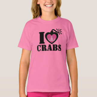 T-shirt I Heart Crabs