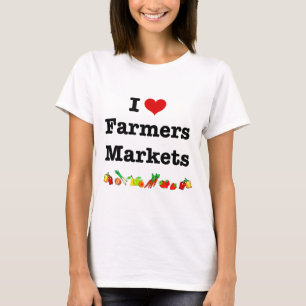T-shirt I Heart Farmers Markets