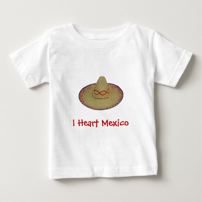 T-shirt I Heart Mexico (Frente)