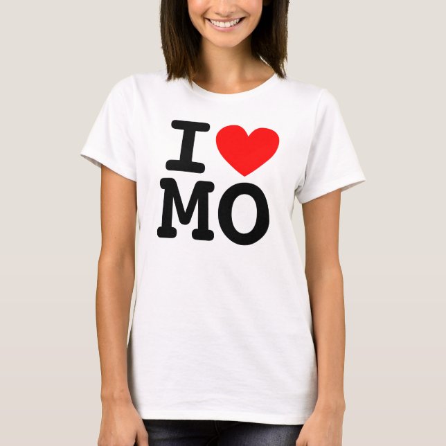 T-shirt I Heart MO Shirt (Frente)