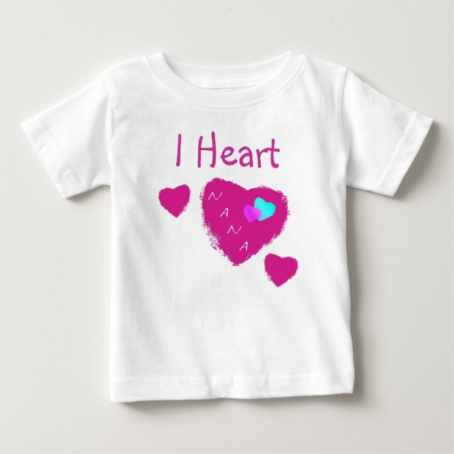 T-shirt I Heart Nana (Frente)