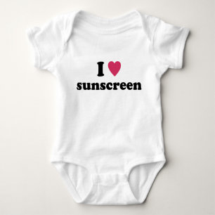 T-shirt I Heart Sunscreen Baby