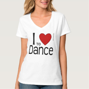 T-shirt I Heart to Dance Shirt