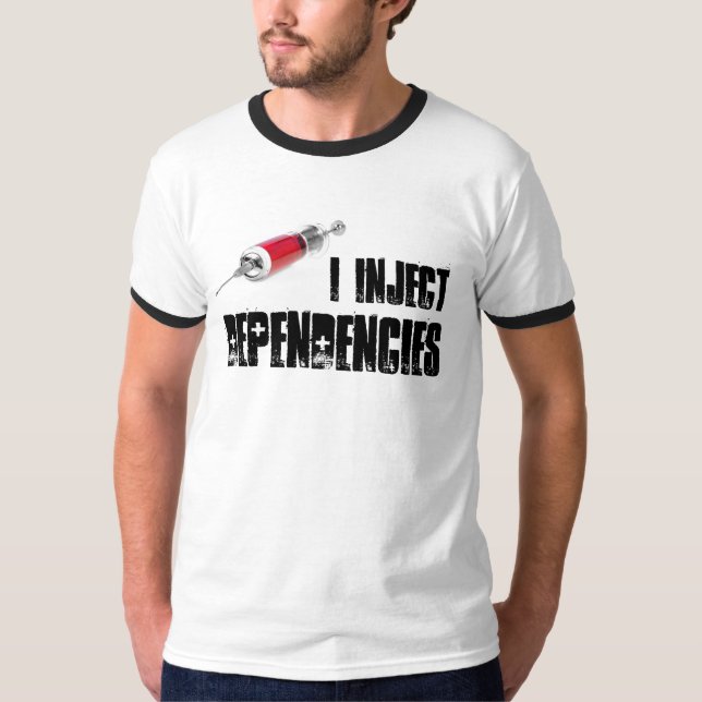T-shirt I inject dependencies (Frente)