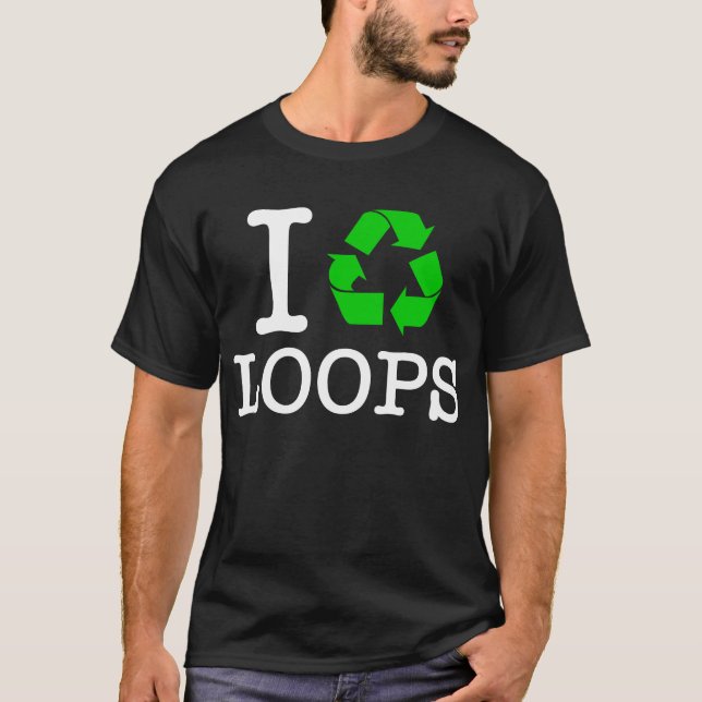 T-shirt I Loops de Reciclar (Frente)