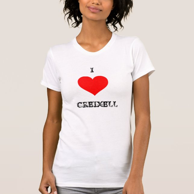 T-SHIRT I LOVE CREIXELL (Frente)