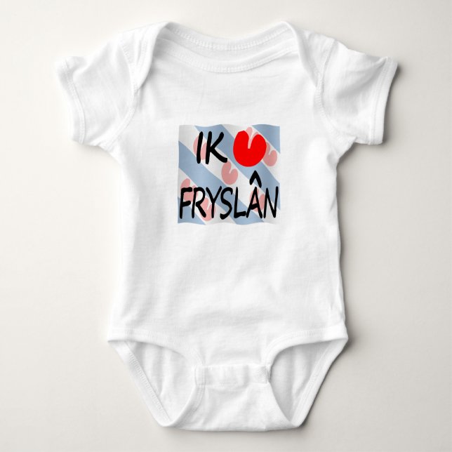 T-shirt I love Friesland (Frente)