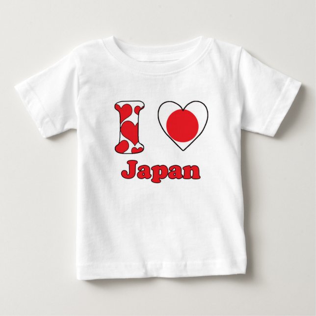 T-shirt I love Japan (Frente)