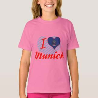 T-shirt I Love Munique (Dakota do Norte)