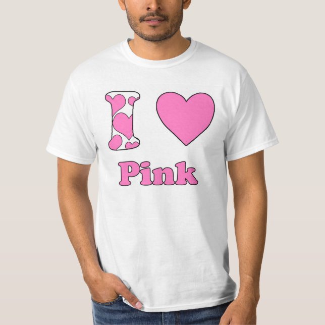 T-shirt I love Pink (Frente)