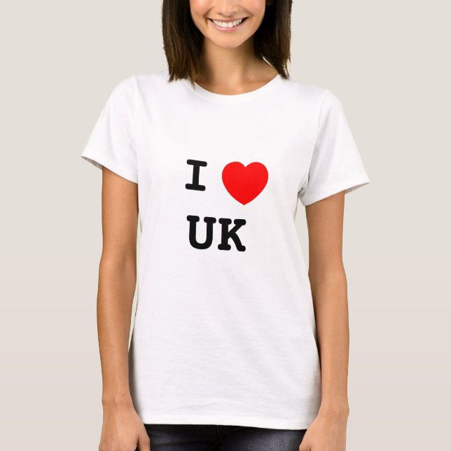 T-SHIRT I LOVE UK (Frente)