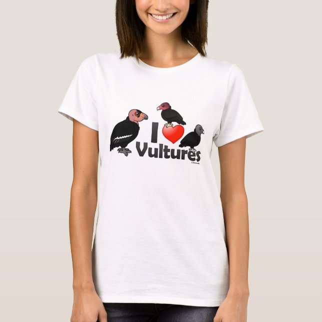 T-shirt I Love Vultures (América do Norte) (Frente)