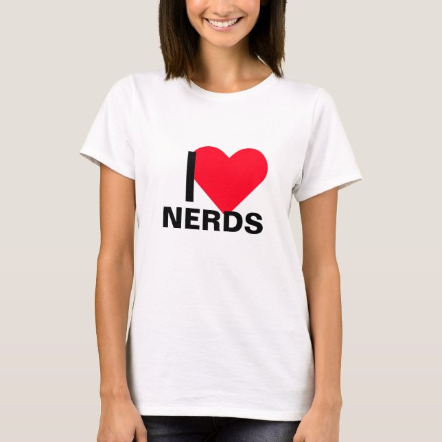 T-shirt I Nerd do coração (Frente)