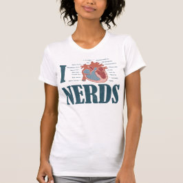 T-shirt I NERD do coração