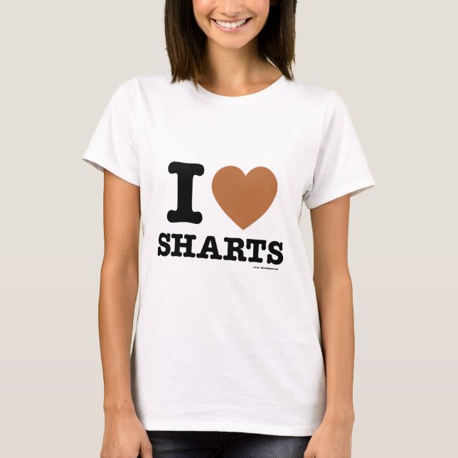 T-shirt I Sharts (Frente)
