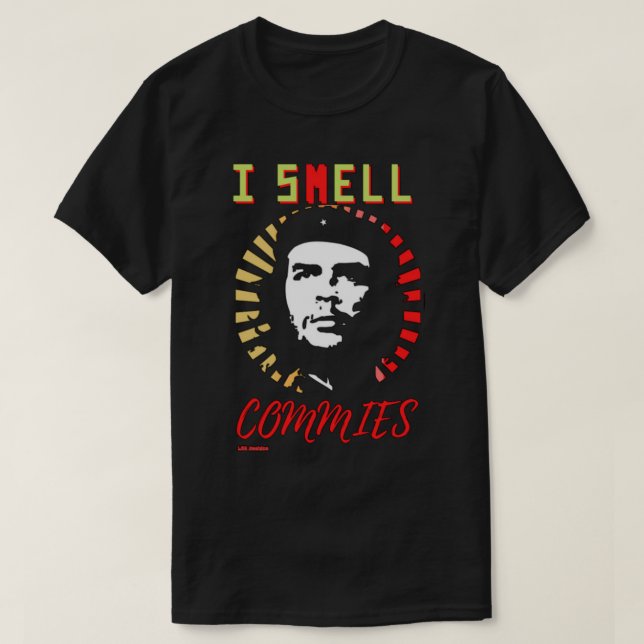 t-shirt "I SMEL COMMIES" (Frente do Design)