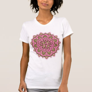 T-shirt IA1541 senhoras T ocasional (embaçamento amarelo)