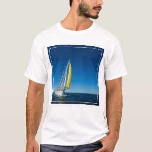 T-shirt Iate que navega o Sul da Austrália de