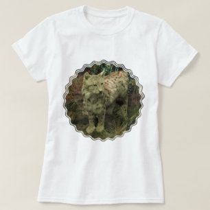T-shirt ibérico das senhoras do lince