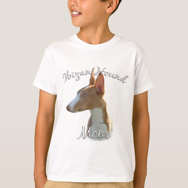T-shirt Ibizan Hound Mãe 2 (Frente)