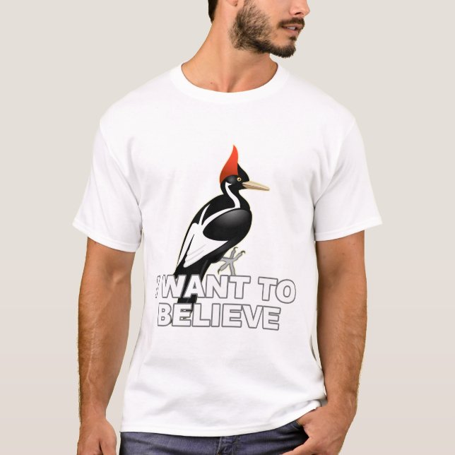 T-shirt IBWO: Eu quero acreditar (Frente)