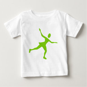 T-shirt Ice Skating - Martian Green