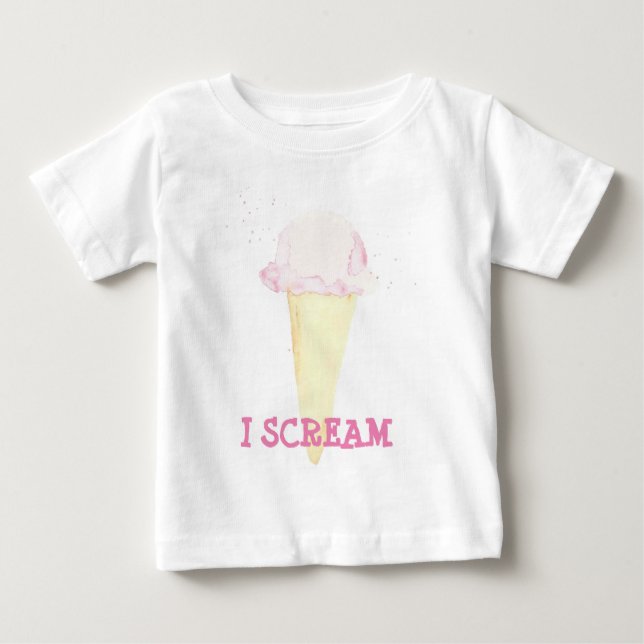 T-shirt icecream i gritar babaca (Frente)