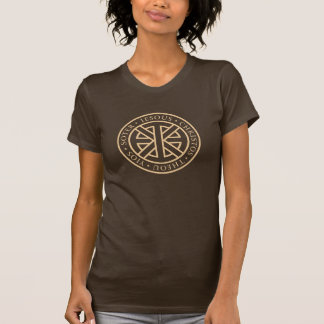 T-shirt Ichthys circular (Sepia)