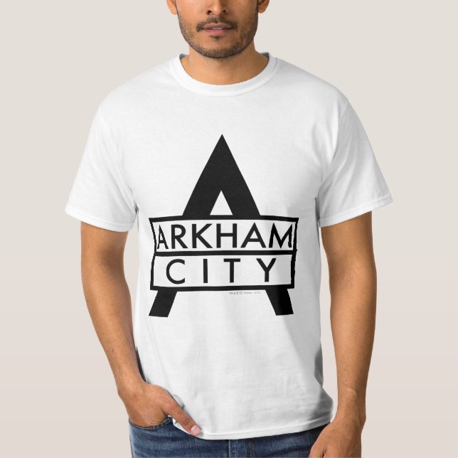 T-shirt Ícone da Cidade Arkham (Frente)