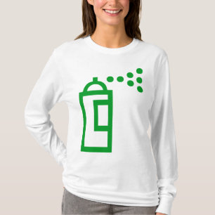 T-shirt Ícone da lata de pulverizador