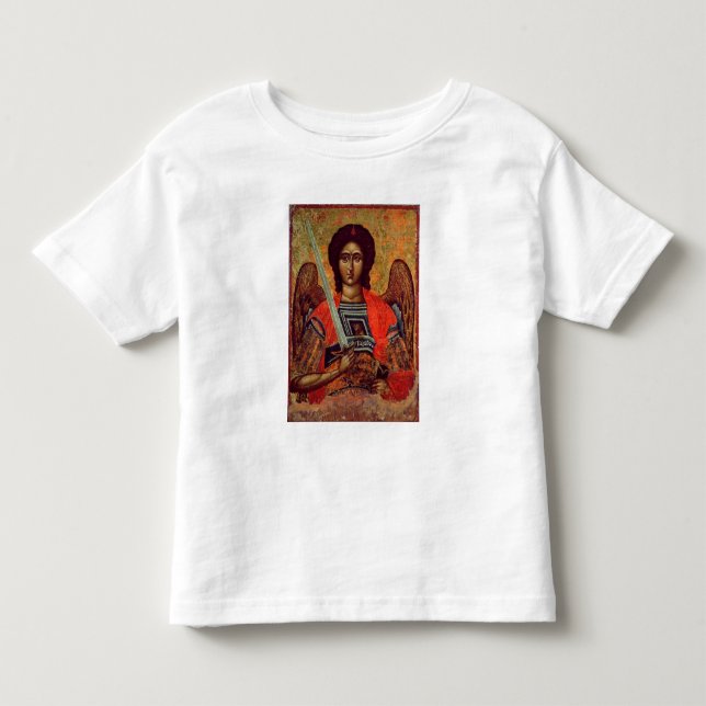 T-shirt Ícone do anjo Michael, grego, século XVIII (Frente)