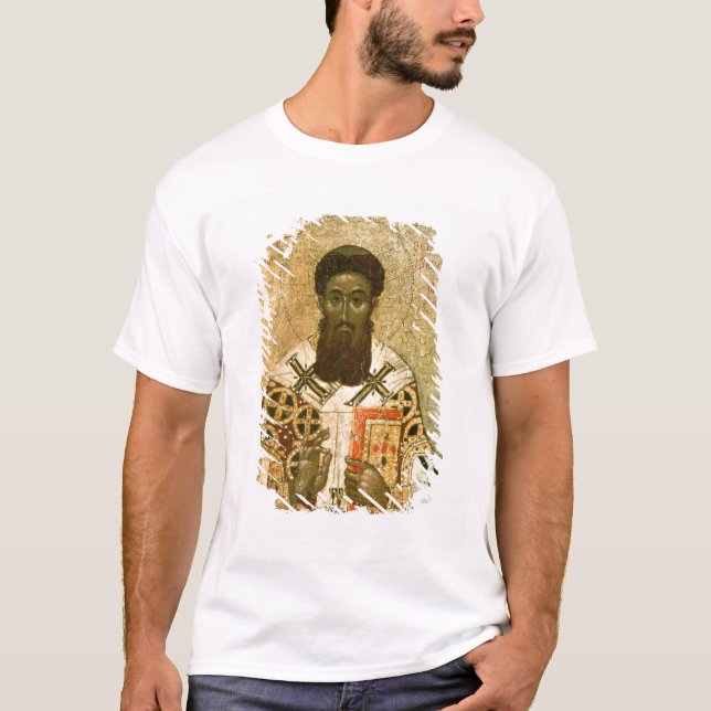 T-shirt Ícone do arcebispo de St Gregory de Tessalónica (Frente)