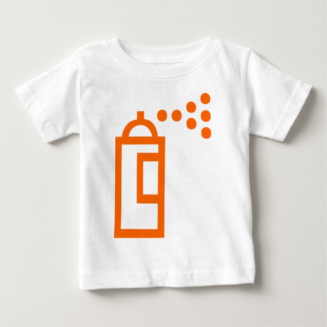 T-shirt Ícone do Spray Can (Frente)