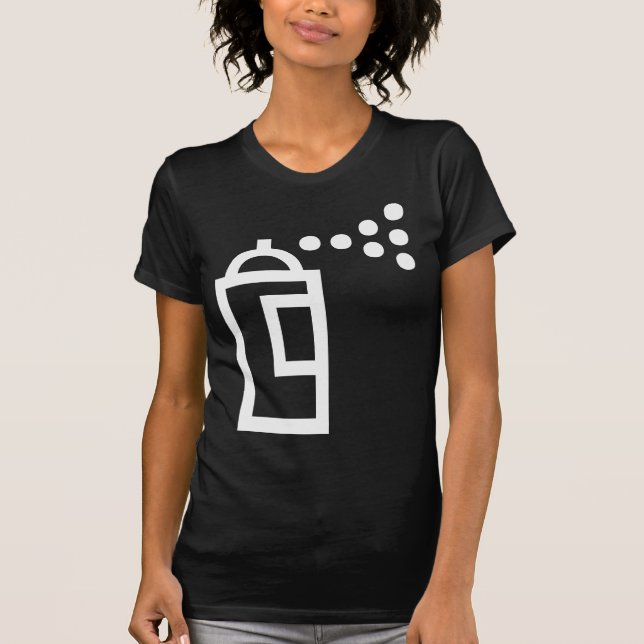 T-shirt Ícone do Spray Can (Frente)