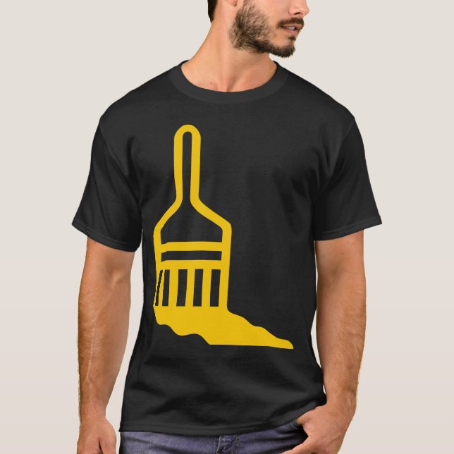 T-shirt Ícone Pincel (Frente)