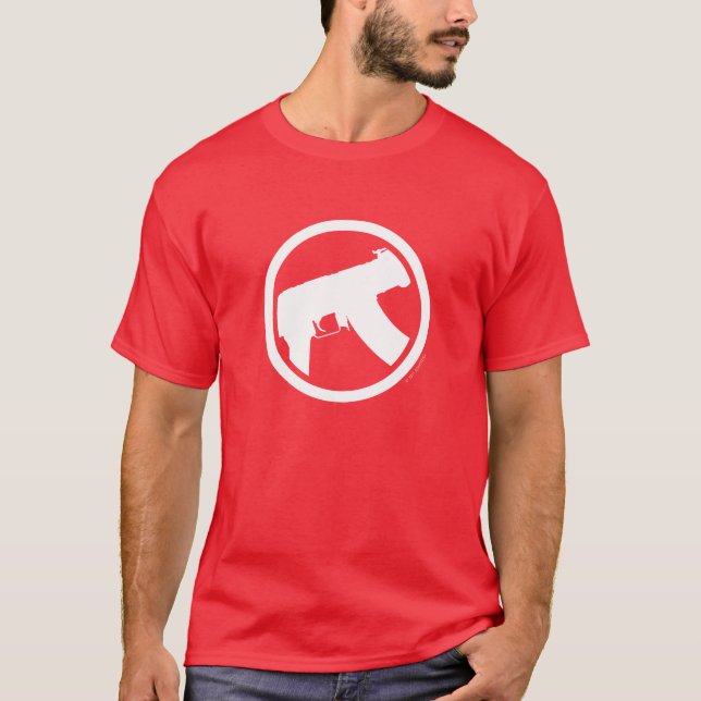 T-shirt Ícone Redstar AK de Echo1USA (Frente)