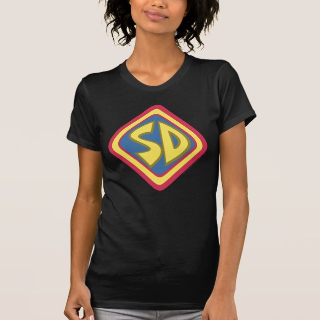 T-shirt Ícone "SD" Scooby-Doo (Frente)