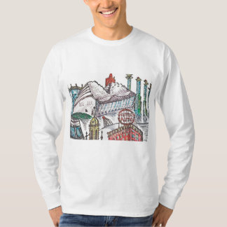 T-shirt icónico da arquitetura de Kansas City