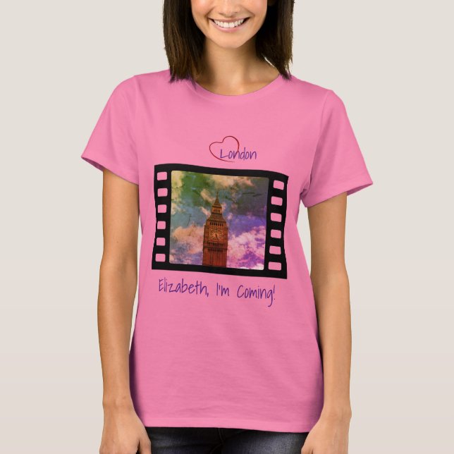 T-Shirt icônico de torre de relógio "Big Ben" (Frente)