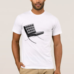 T-shirt icónico dos objetos - cadeira de Barcelon