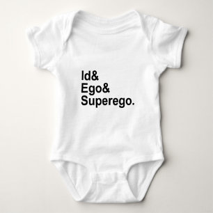 T-shirt Id Ego Superego   Três partes da Psyche