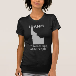 T-shirt Idaho - Batatas E Pessoas Brancas