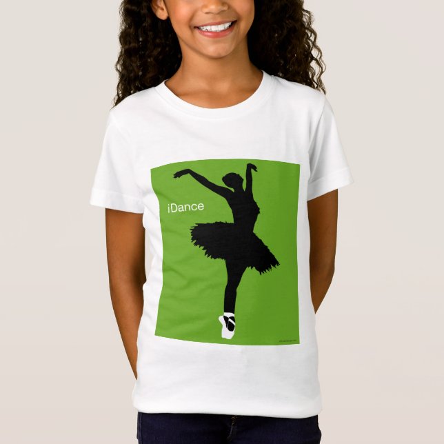 T-shirt iDance (verde) (Frente)