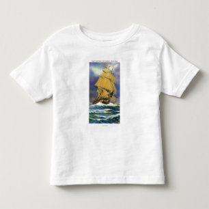 T-shirt Ideia da constituição da fragata, Ironsides idos