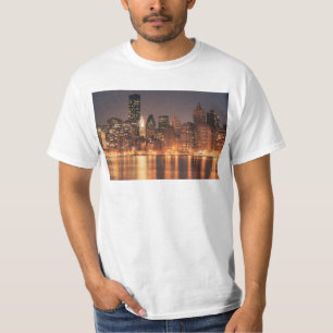 T-shirt Ideia da ilha de Roosevelt da skyline da Nova