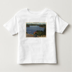 T-shirt Ideia da movimentação da borda do lago perto da