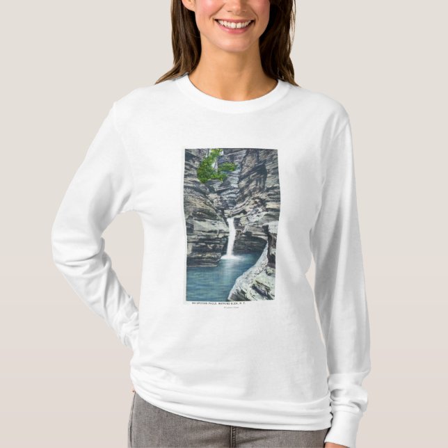 T-shirt Ideia de quedas de sussurro (Frente)