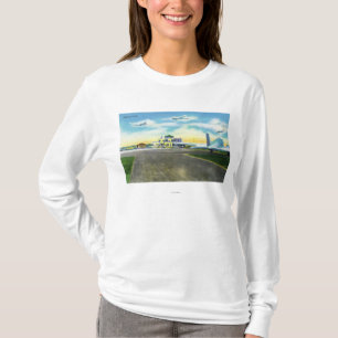 T-shirt Ideia do campo de Brainard, planos que aterram &